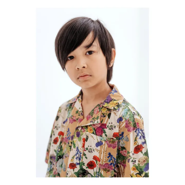 Repose AMS Chemise Coton Bio Fizzy | Jaune moutarde