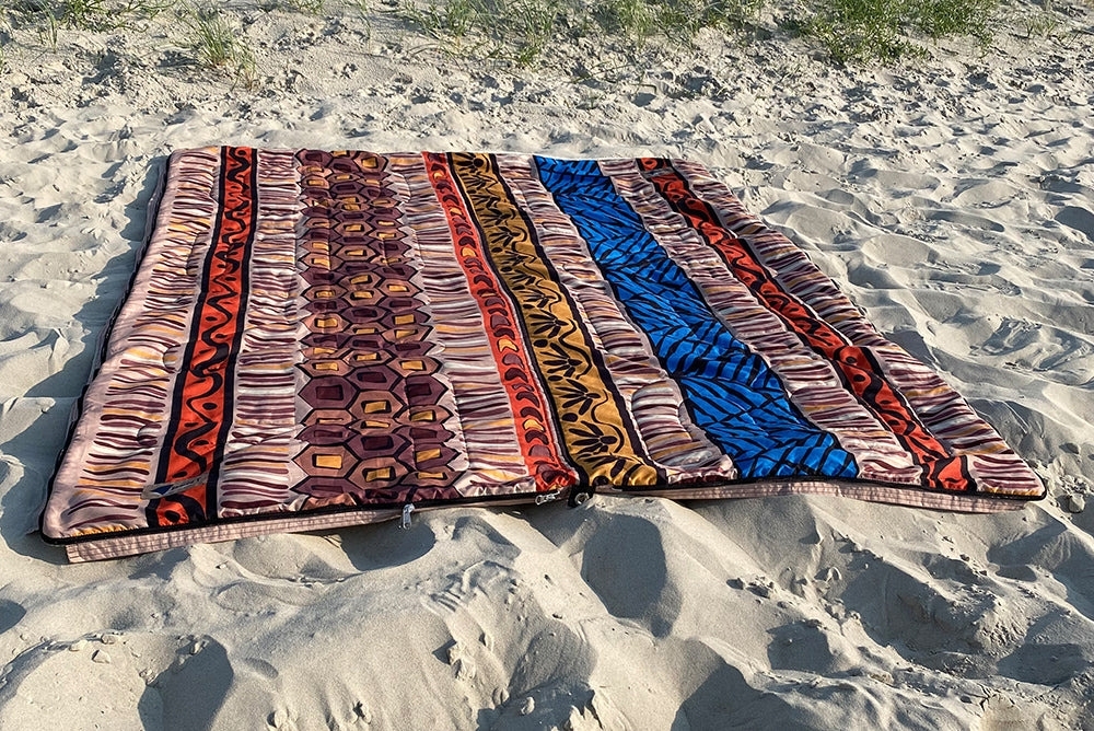 Bent Deckenschlafsack Bentcho wendbar inklusive Tasche Africa
