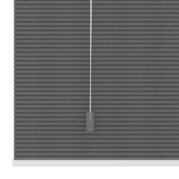 KARWEI dubbel plisségordijn lichtdoorlatend antraciet (kleurnr. 6003) 160x180 cm (bxh)