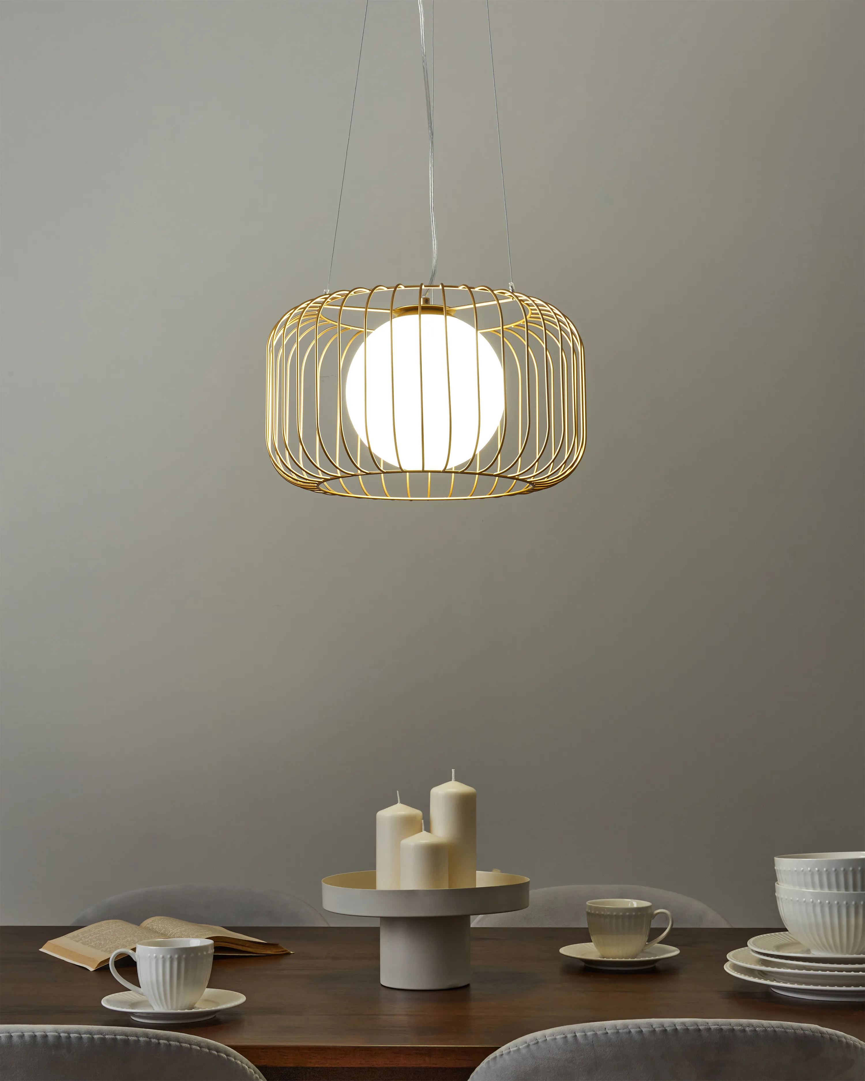 Hanglamp BAIROA Metaal Goud