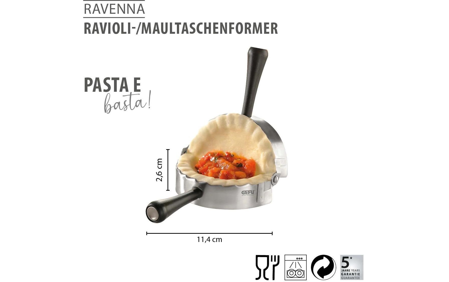 Ravioli- und Teigtaschenformer Ravenna EdelstahlAusstecher für Ravioli