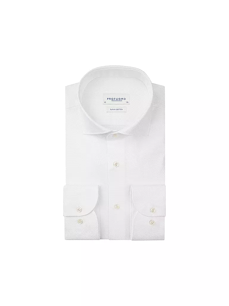 PROFUOMO Hemd Slim Fit weiss
