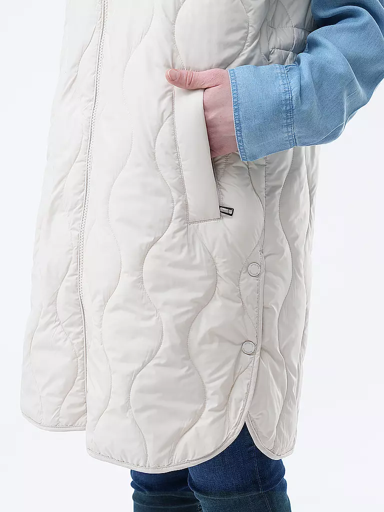 TOM TAILOR Steppgilet beige