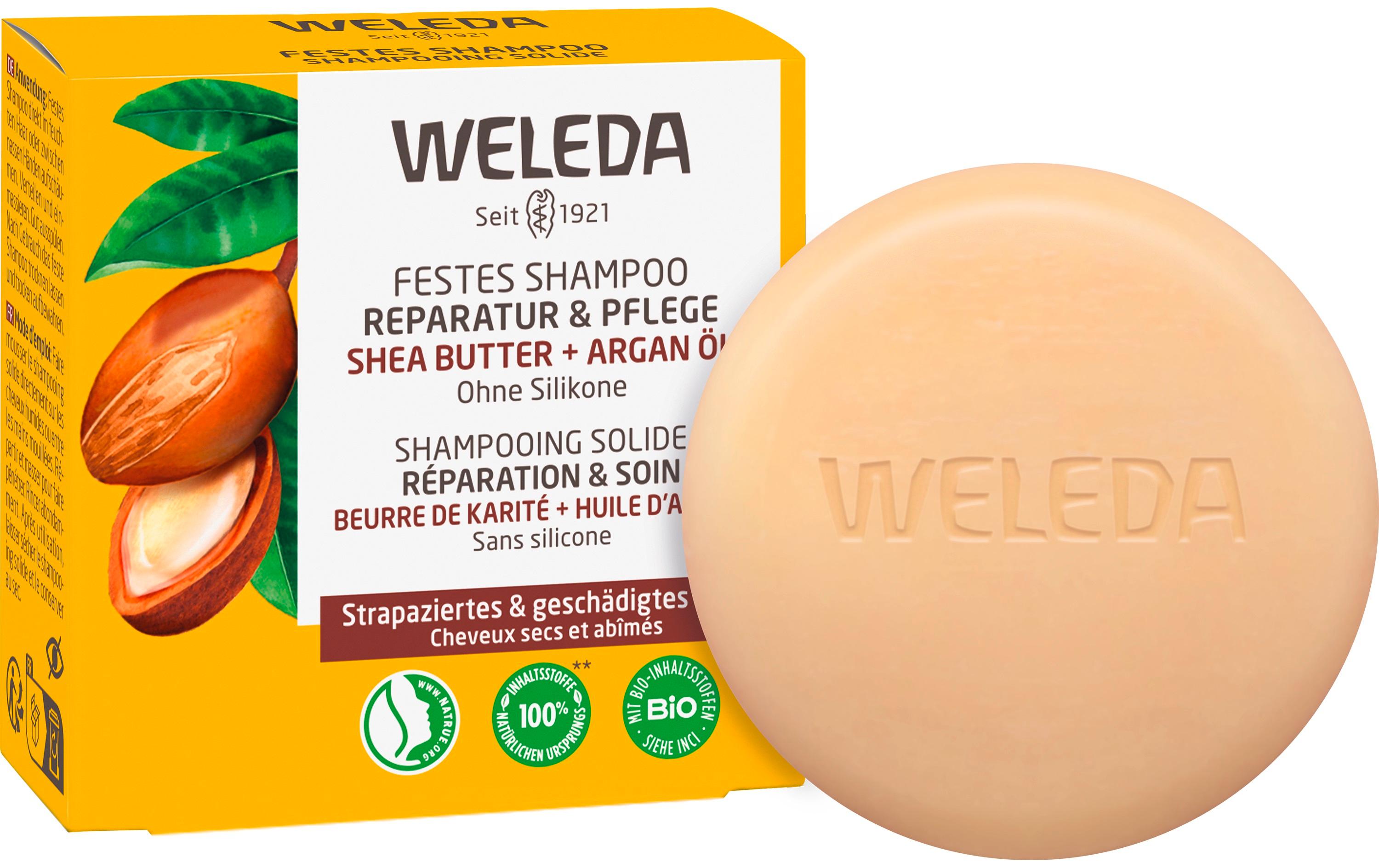 Festes Shampoo Reparatur und Pflege 50 gNatürliches Shampoo verleiht geschmeidiges Haar, das natürlich glänzt