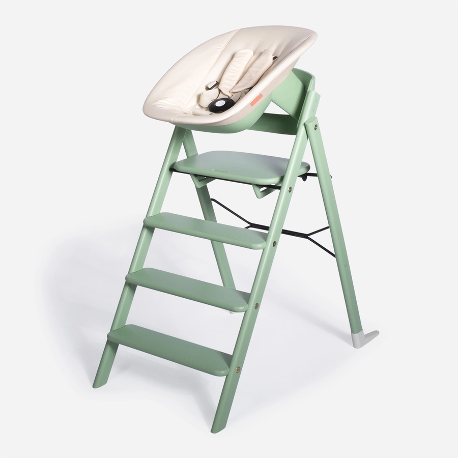 KAOS Hochstuhl Klapp faltbar Buche pale green