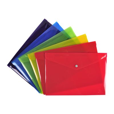 Exacompta Iderama - Pochette enveloppe - format A4 - bouton pression - disponible dans différentes couleurs