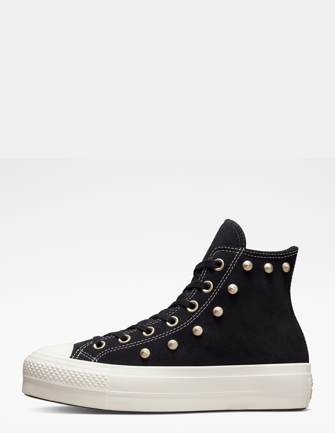 converse Sneakers compensées montantes femme ctas lift hi noir