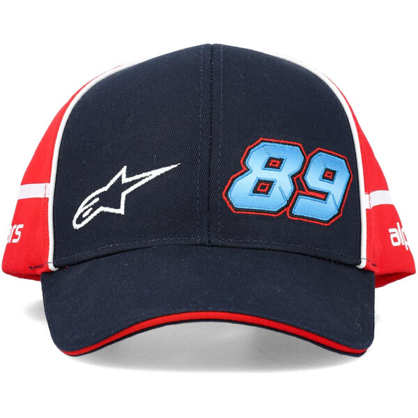 jorge martin - Casquette baseball Dual 89 Alpinestars Bleu / Rouge