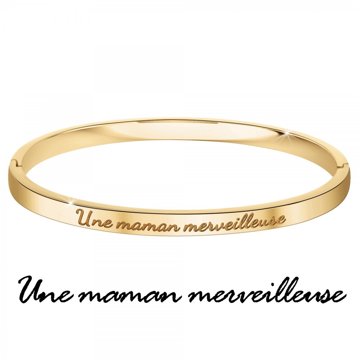 Une maman merveilleuse - Bracelet SC Crystal