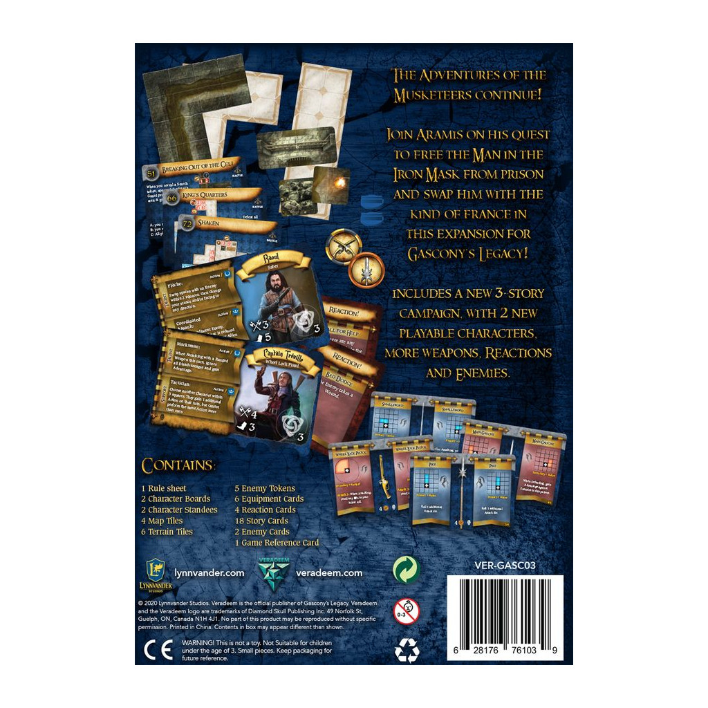Gascony's Legacy - Man In the Iron Mask Expansion