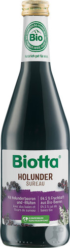 Biotta Sureau Jus Bio Flacon 500ml