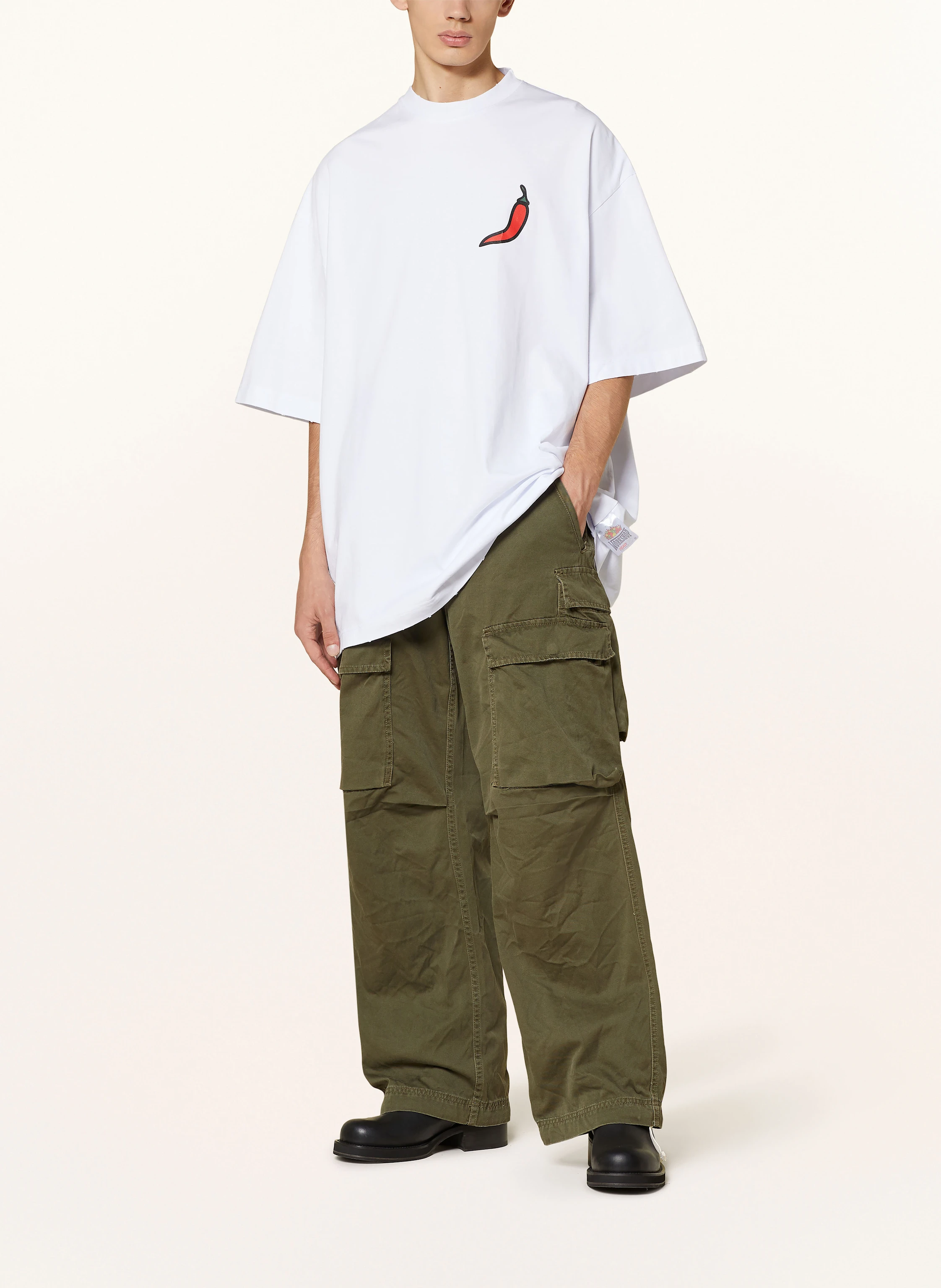 032c Oversized-Shirt ON FIRE