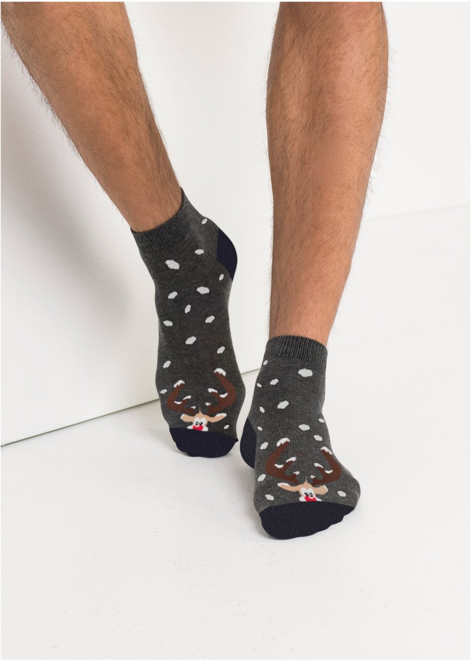 Lot de 6 paires de chaussettes courtes de Noël