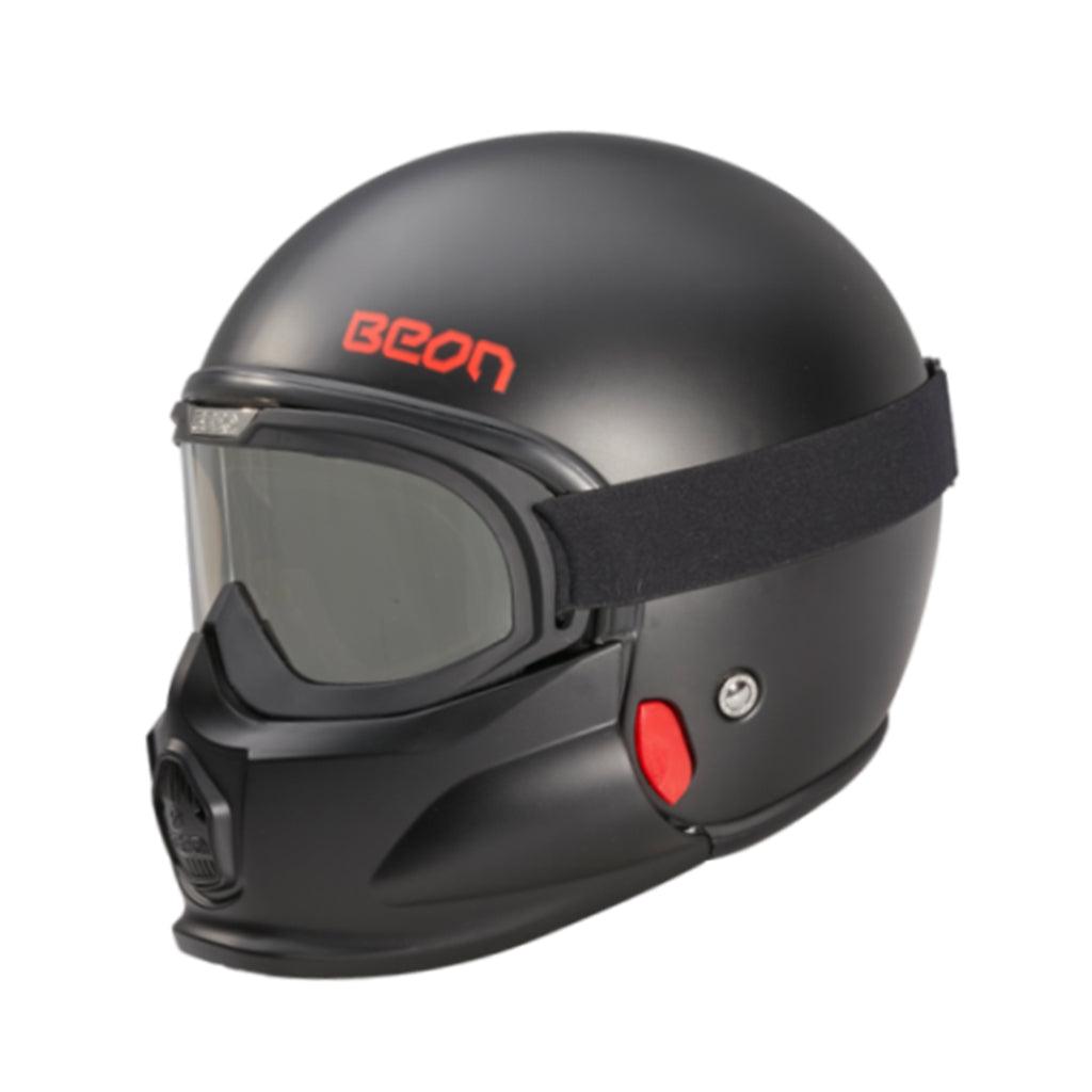 Casque Moto Modulable Intégral avec Lunettes BEON