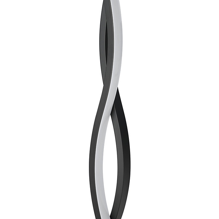 Lampe à poser Alani noir 3000K blanc chaud 700lm L. 16 x l. 10 x H. 47 cm