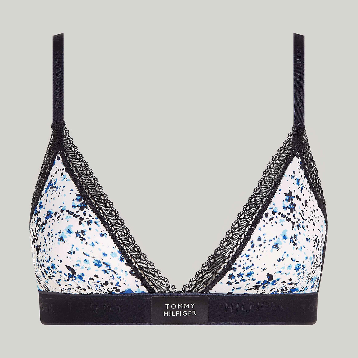 TOMMY HILFIGER<br>Sutiã Triangular com Logo e Renda