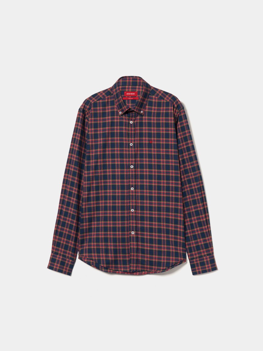 Camisa xadrez regular fit