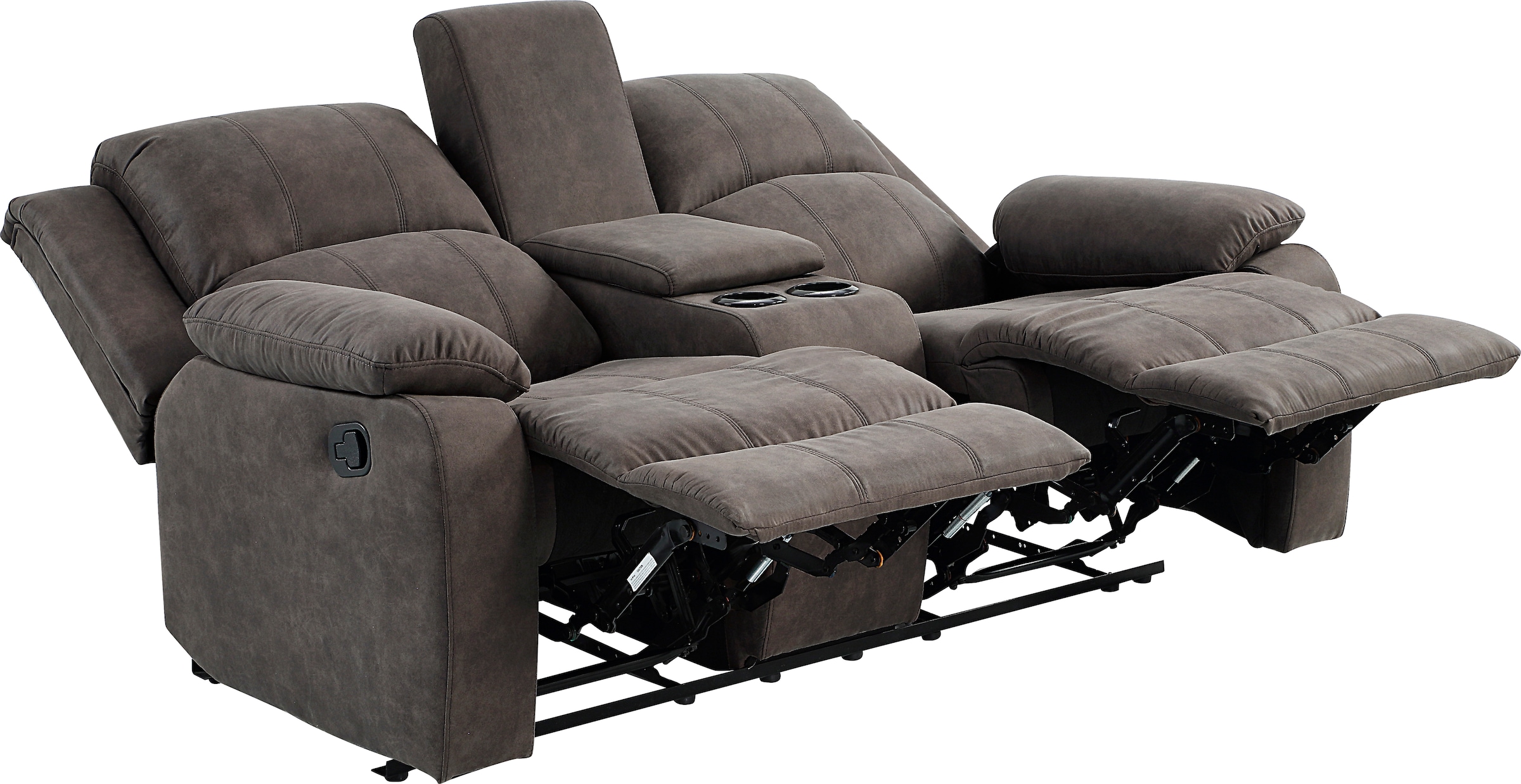 ATLANTIC home collection 2-Sitzer »Cicero« mit Relaxfunktion, Federkern und Getränkehalter
