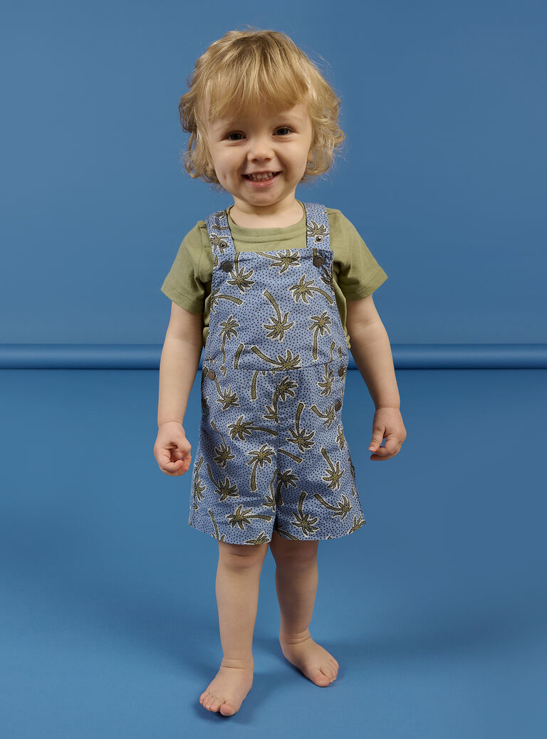 Ensemble vert pistache et bleu bébé garçon
