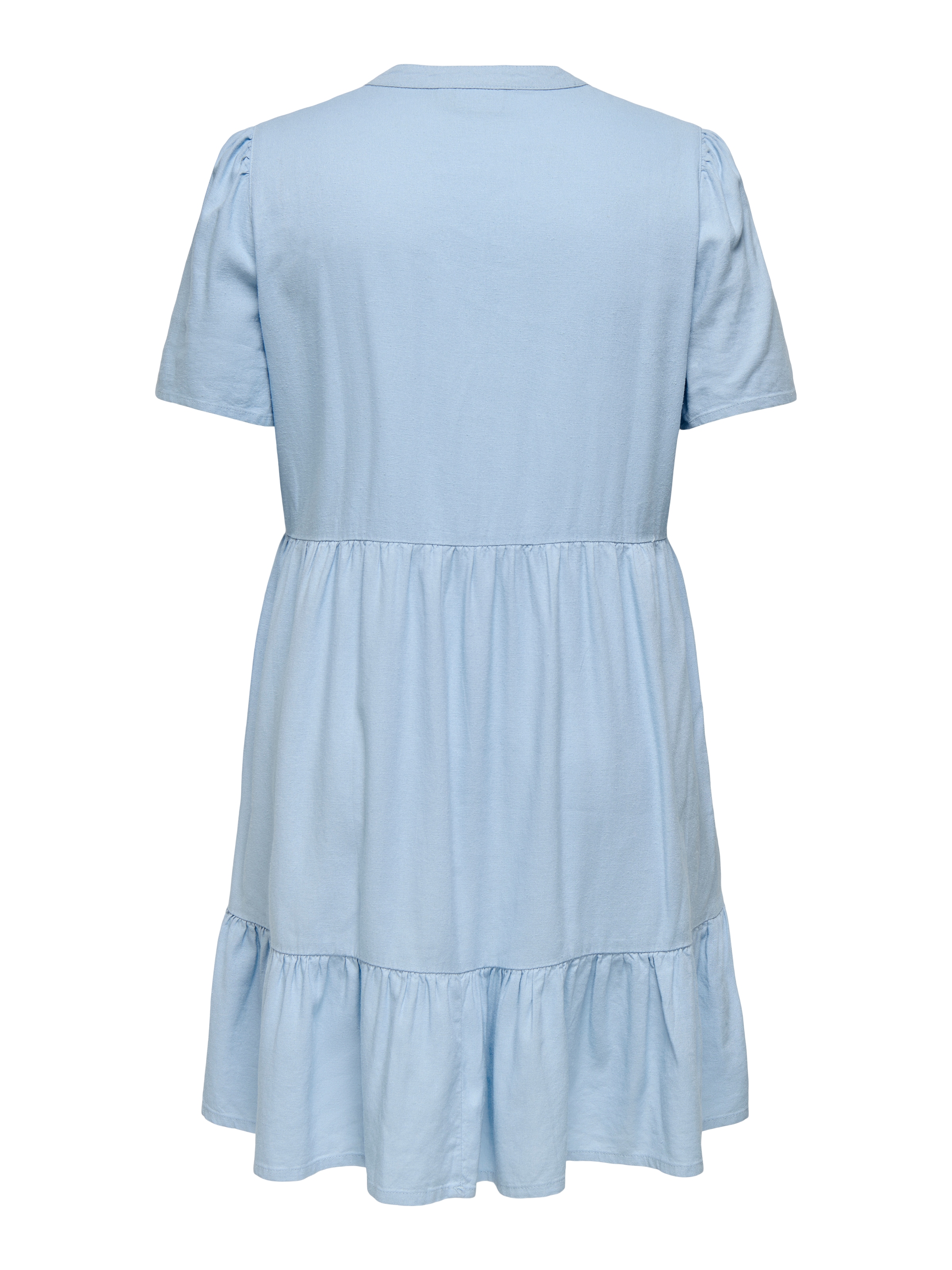 ONLY CARMAKOMA Minikleid »CARTIRI-CARO S/S V-NECK LIN DRESS  TLR« Sommerkleid