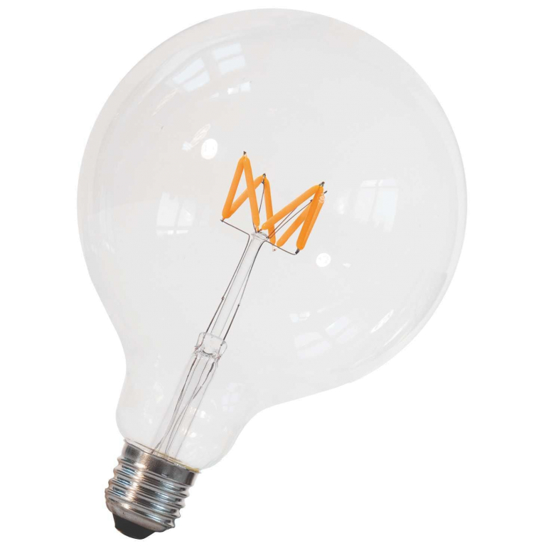 Flinders LED Filament Wave G125 lichtbron E27 3W 2200K helder dimbaar
