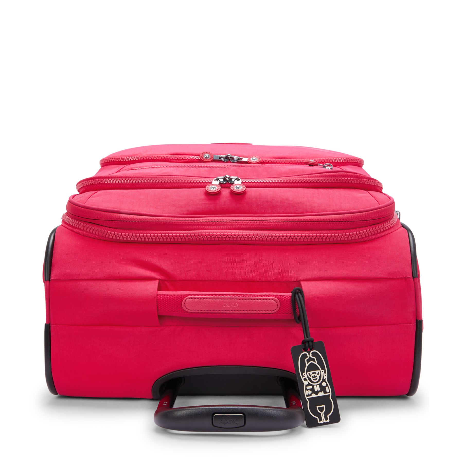 NEW YOURI SPIN M Valise Extensible à Roulettes de Taille Moyenne avec Poignée Télescopique - Confetti Pink