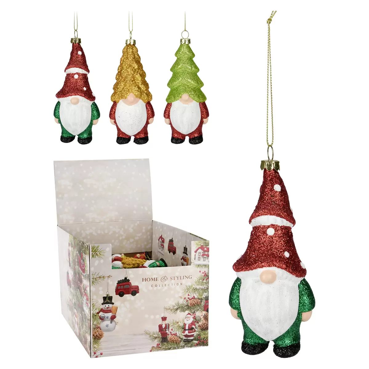 Hängedeko Santa Bunt
