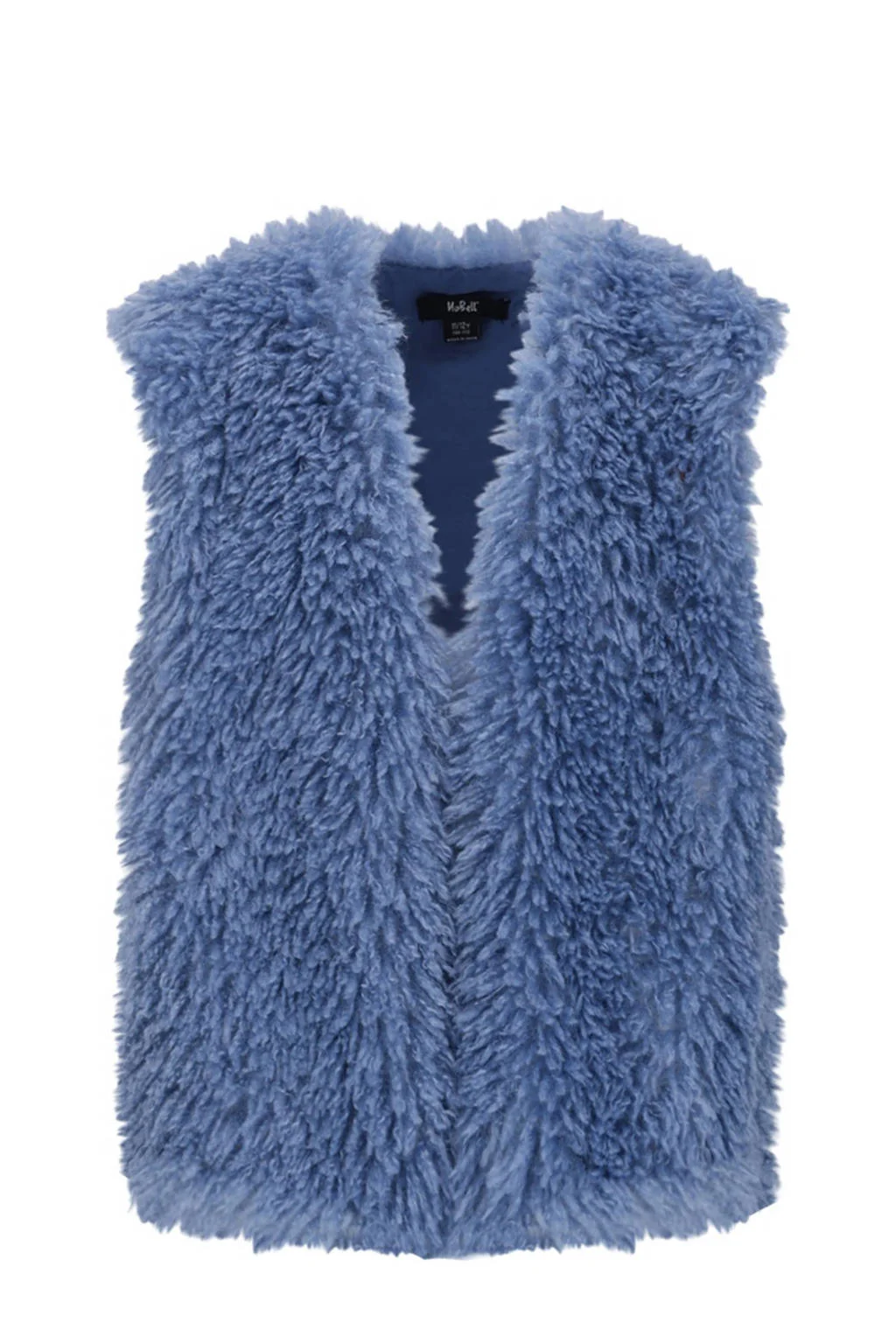 NoBell’ teddy gilet blauw