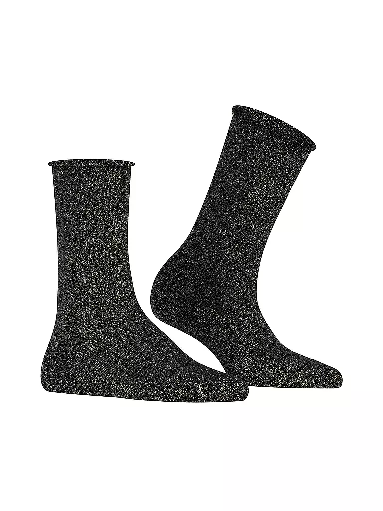 FALKE Socken SHINY SO black schwarz