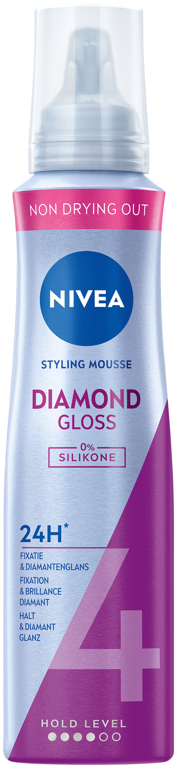 Nivea Schaumfestiger<br>150 ml, Aerosol Spray, Schaum, Diamond Gloss Care