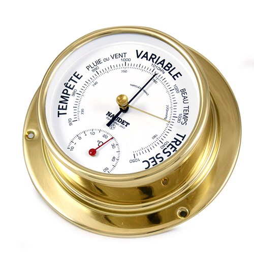 Baromètre-thermomètre naudet ø100mm