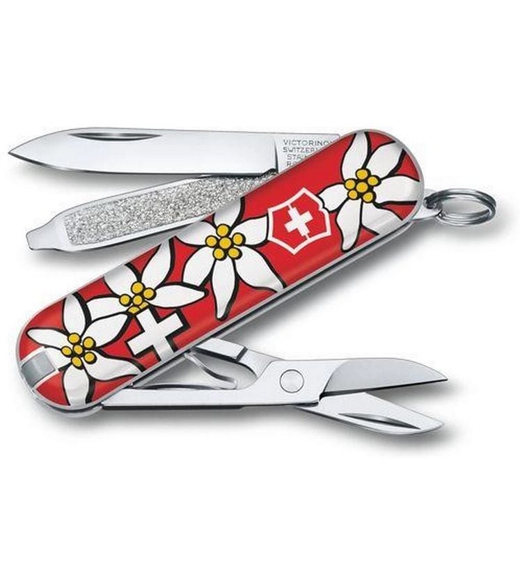 Victorinox Taschenmesser Classic SD, 58 mm, Rot/Weiss Schweizer Sackmesser