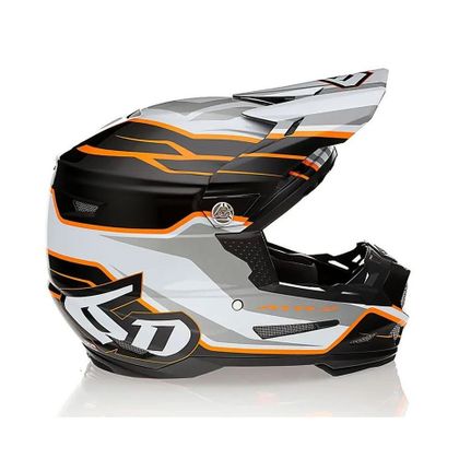 Casque cross 6D Helmets ATR-2 PHASE 2024 - Blanc / Orange