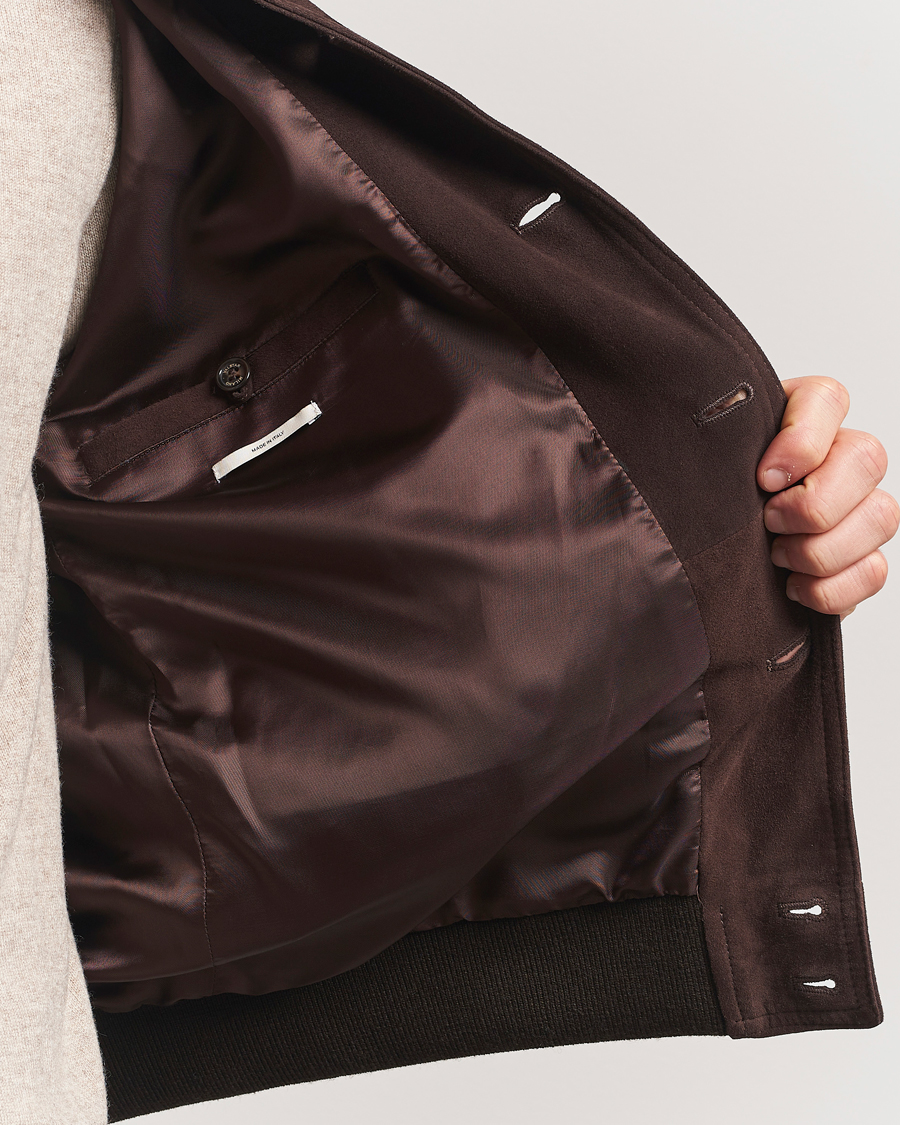 Valstar Valstarino Suede Jacket Dark Brown