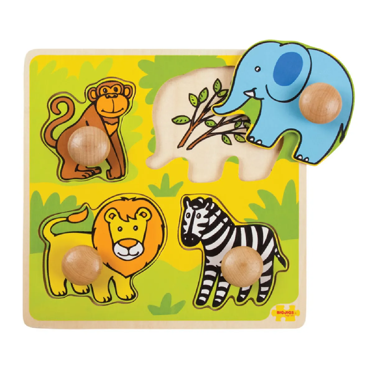 Bigjigs Toys Safari Puzzle en bois