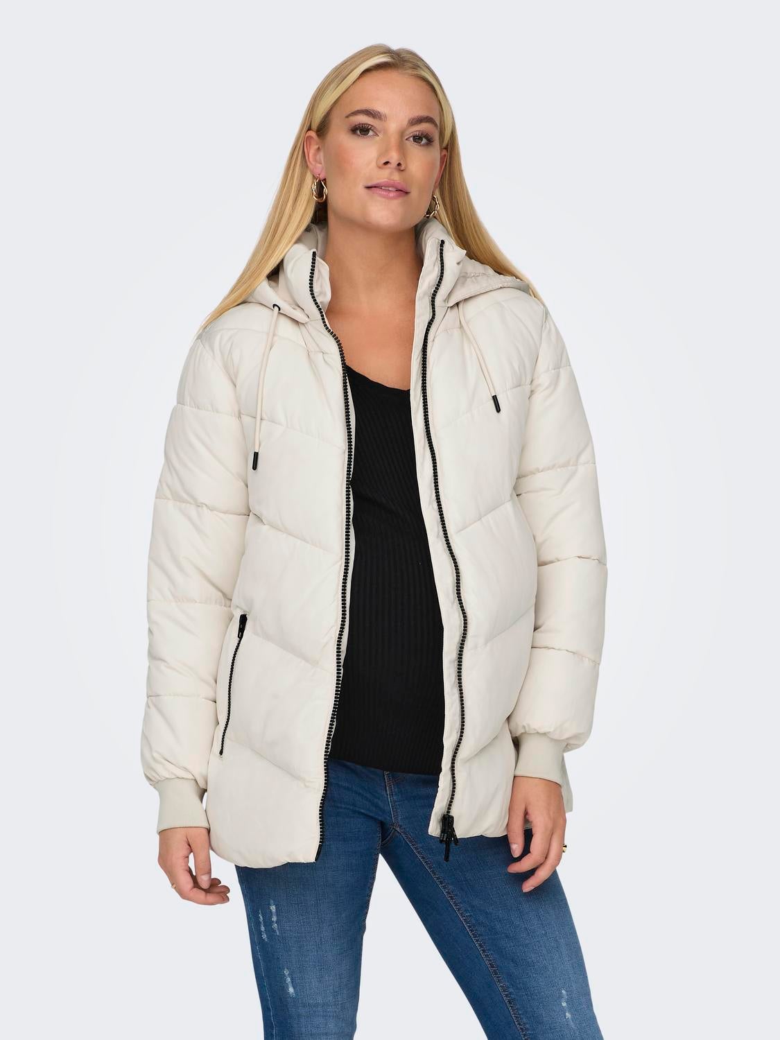 OLMADDIE Steppmantel Whitecap Gray