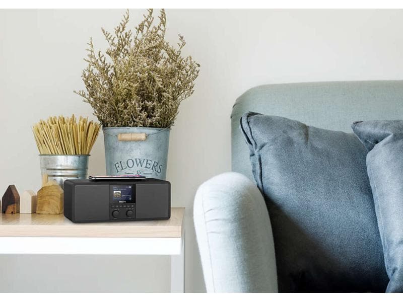 Philips Internet Radio TAR8805/10 Schwarz DAB -Internetradio mit vielen Funktionen