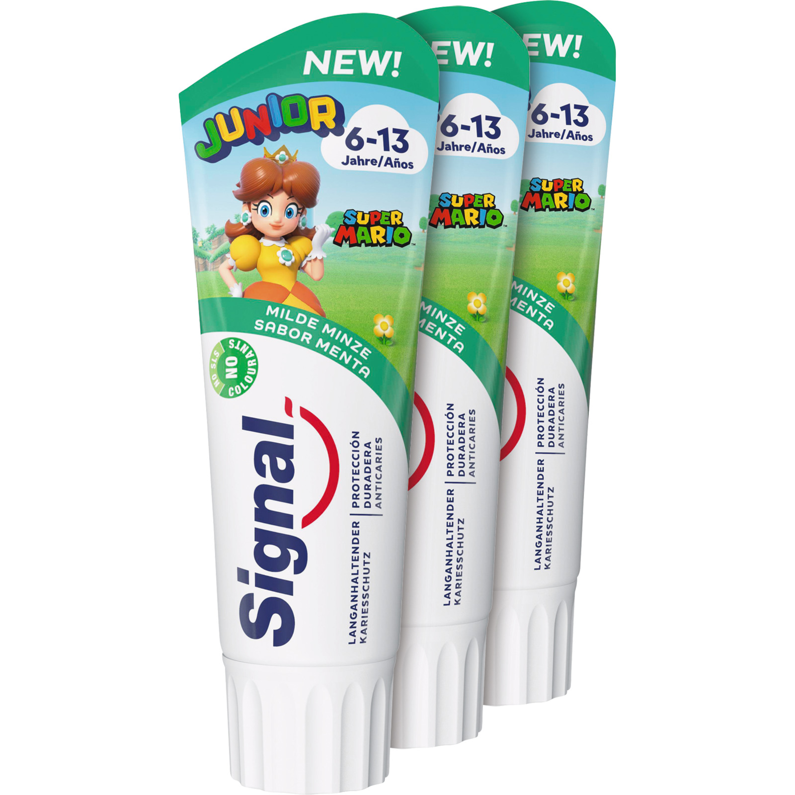 Signal Zahnpasta Junior Mild Mint 3 x 75 ml