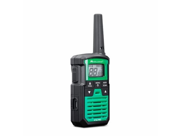 Midland XT30 Pro, Digital Mobile Radio (DMR), 16 kanaler, 446.00625 – 446.19375, Voksen, Unisex, LCD
