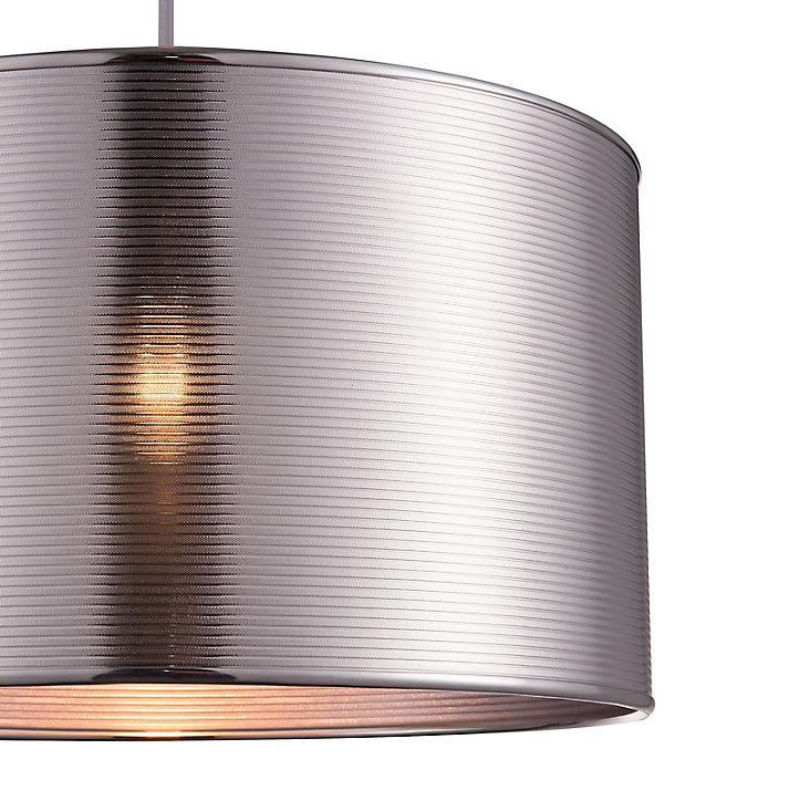 Suspension Tectit GoodHome E27 argent brillant