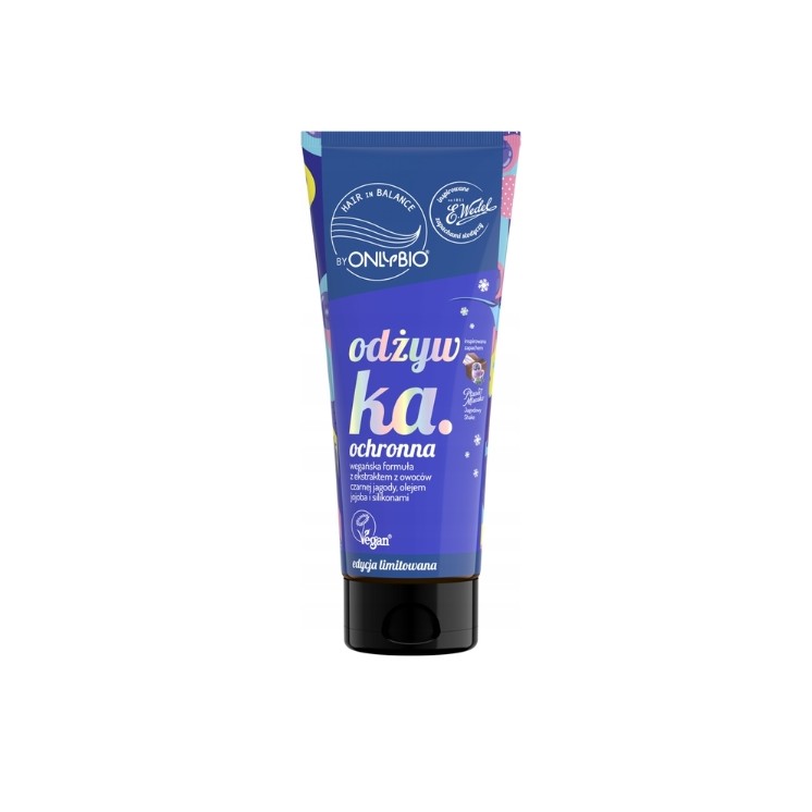 OnlyBio Hair in Balance x Wedel Protective Hair Conditioner Ptasie Mleczko Berry Shake 200 ml