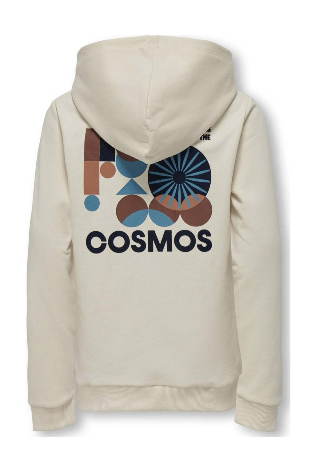 ONLY hoodie KOBMORGAN met backprint offwhite