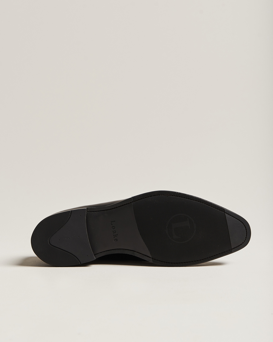Loake 1880 Truman Polished Oxford Toe Cap Black