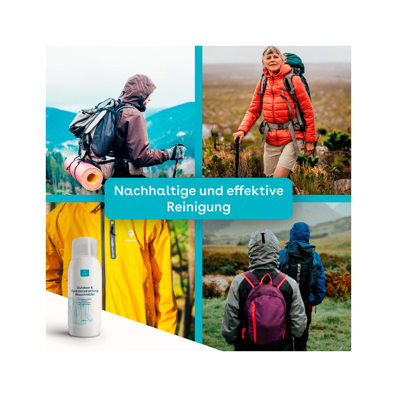 eco:fy Waschmittel für Outdoor- & Funktionskleidung