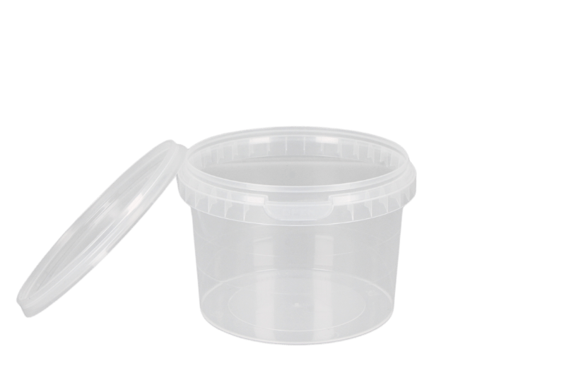 Verzegelbare verpakking rond PP 565cc + Deksel