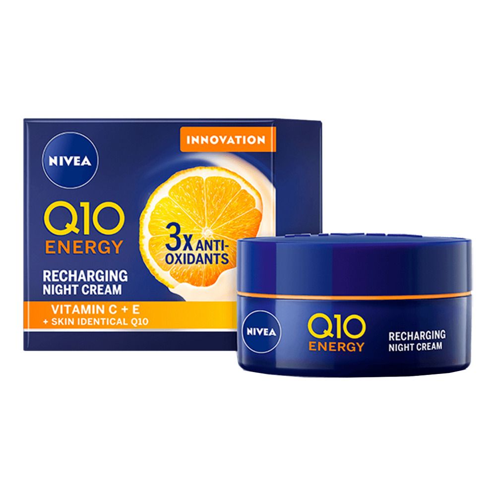 Nivea Q10 Energy Recharging Night Cream - 50 ml.