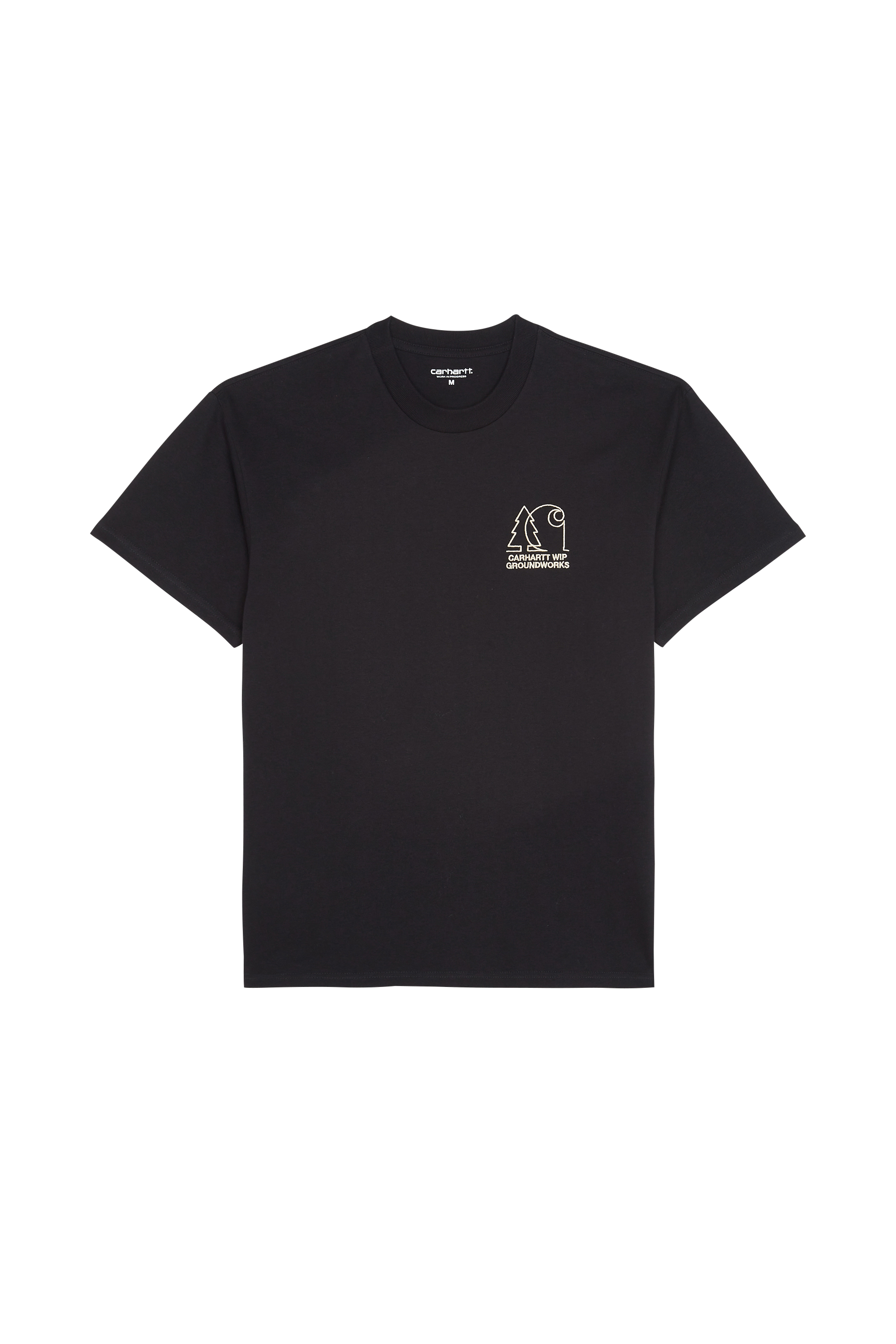 CARHARTT WIP T-shirt S/S Groundworks T-Shirt Noir