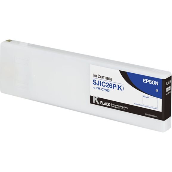Epson SJIC26P(K): Ink cartridge for ColorWorks C7500 (Black)