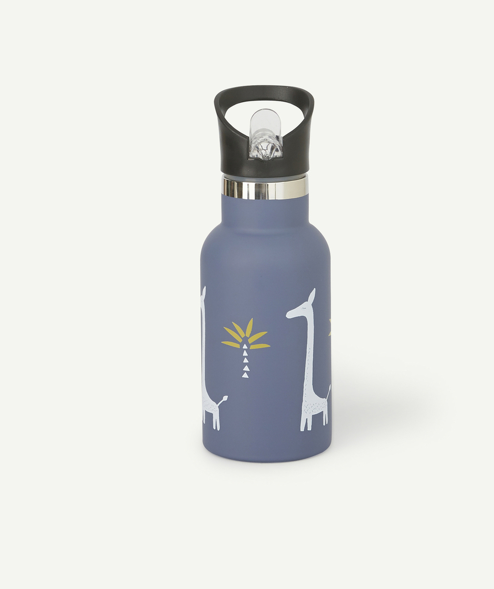 FRESKGOURDE BLEUE MOTIFS GIRAFES 350ML ENFANT