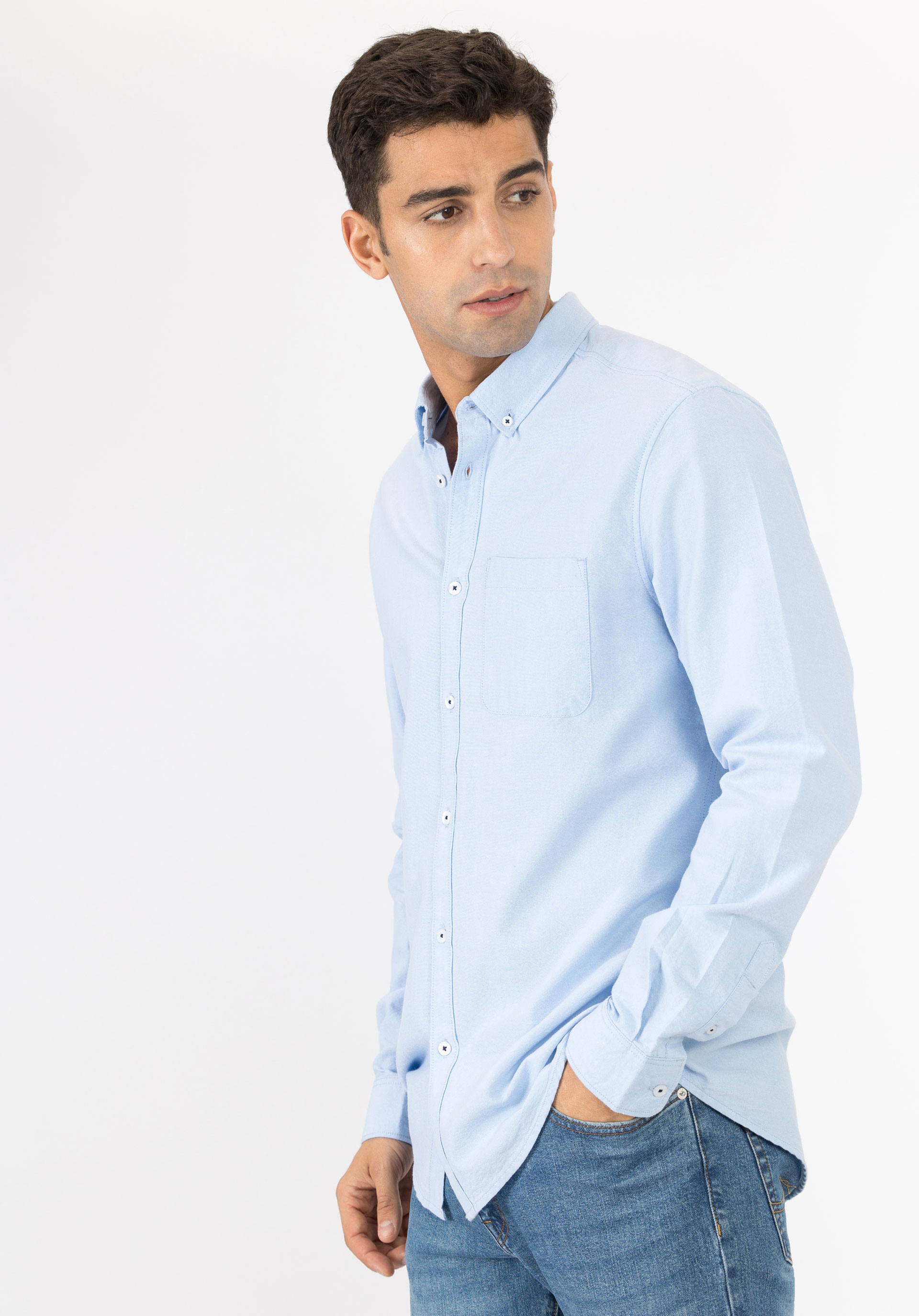 Camisa Regular Fit Oxford
